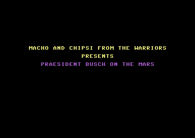 Praesident Busch On The Mars